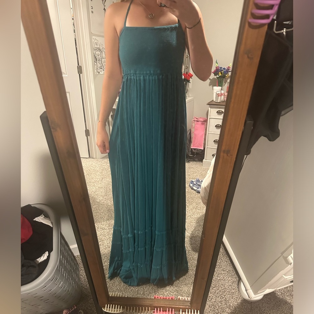 long and flowy free people dress